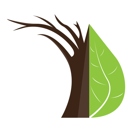 Isolated abstract tree icon. Vector illustration designのイラスト素材