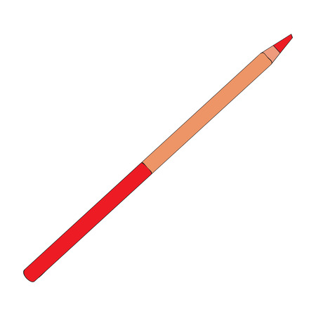 Isolated color pencil image. Vector illustration designのイラスト素材