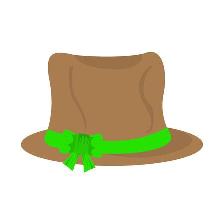 Isolated oktoberfest traditional hat. Vector illustration designのイラスト素材