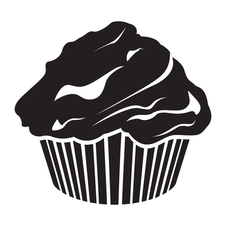 Isolated cupcake icon image. Vector illustration designのイラスト素材