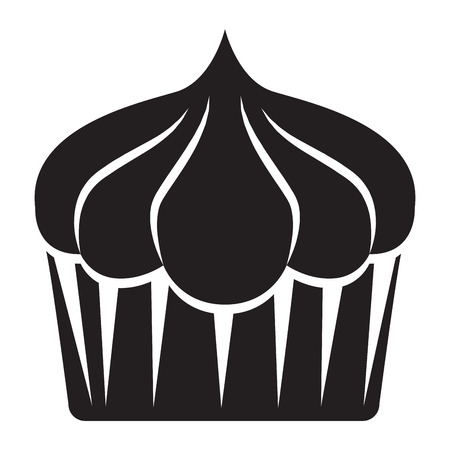 Isolated cupcake icon image. Vector illustration designのイラスト素材