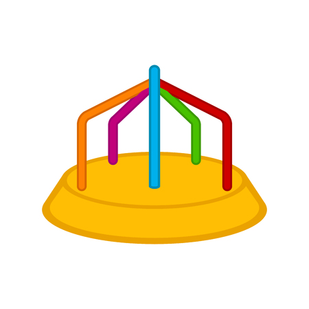 Isolated playground equipment icon. Vector illustration designのイラスト素材