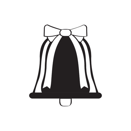 Isolated christmas bell icon. Vector illustration designの写真素材