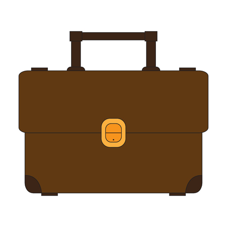 Isolated business suitcase icon. Vector illustration designのイラスト素材