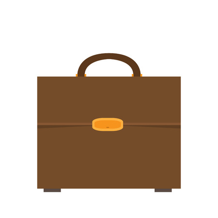 Isolated business suitcase icon. Vector illustration designのイラスト素材