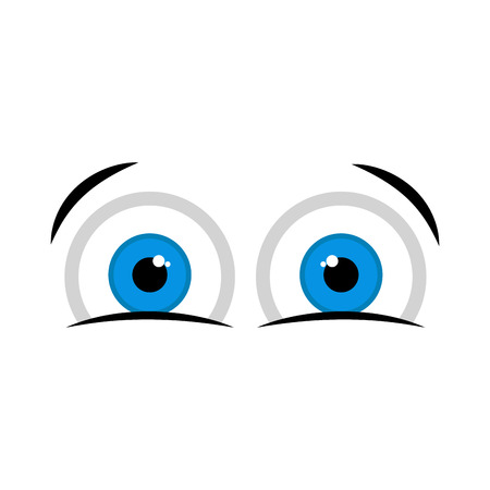 Isolated happy eyes image. Vector illustration designのイラスト素材