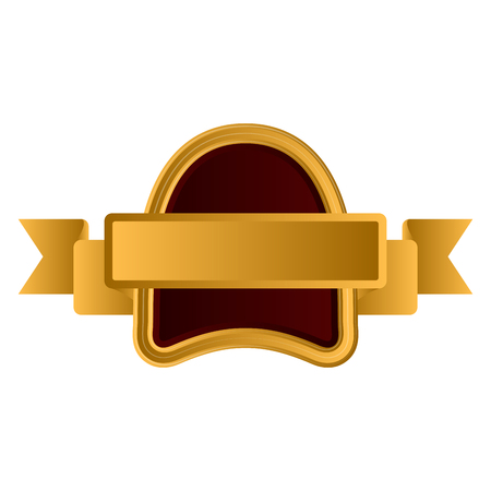 Isolated empty vintage premium label. Vector illustration designのイラスト素材