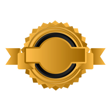 Isolated empty vintage premium label. Vector illustration designのイラスト素材