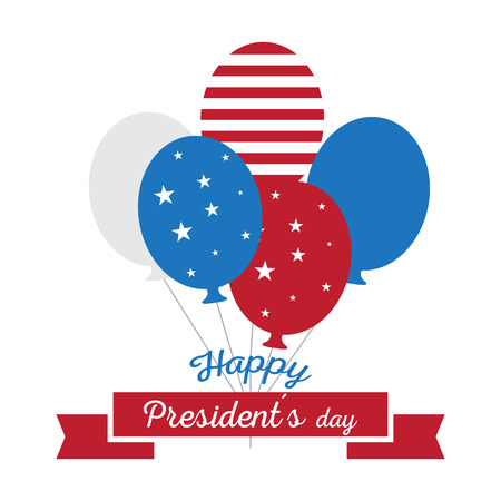 Happy president day image. Vector illustration designのイラスト素材