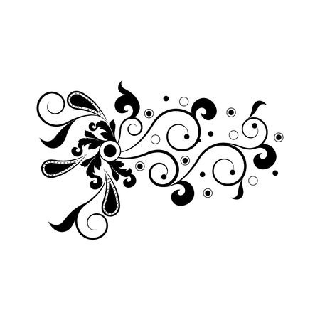 Isolated arabesque vintage pattern. Vector illustration designのイラスト素材