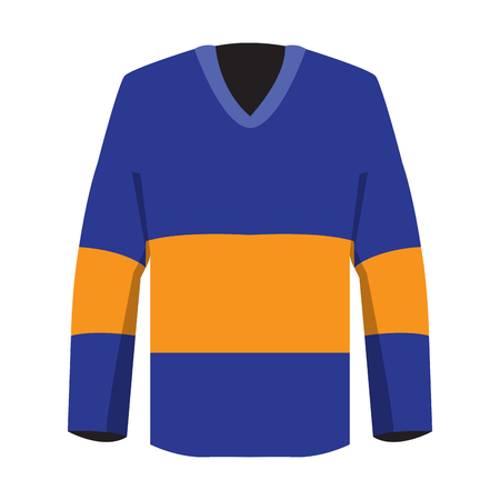 Isolated wool sweater. Winter clothes. Vector illustration designのイラスト素材