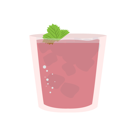 Isolated tropical cocktail image. Vector illustration designのイラスト素材
