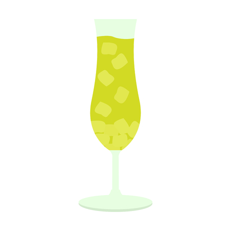 Isolated tropical cocktail image. Vector illustration designのイラスト素材