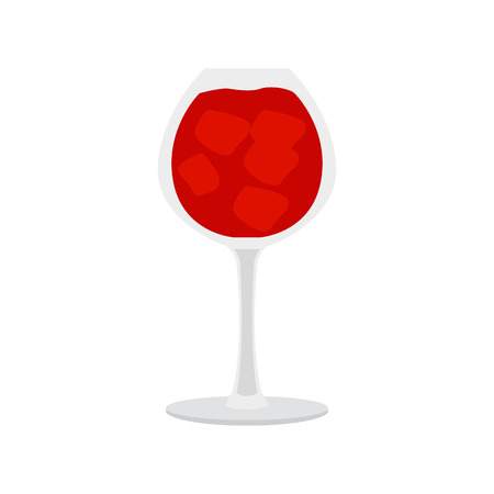Isolated tropical cocktail image. Vector illustration designのイラスト素材