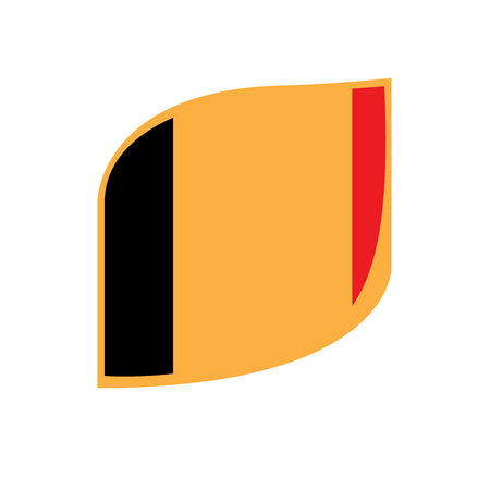 .Isolated flag of Belgium. Vector illustration designのイラスト素材