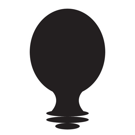 isolated abstract lightbulb concept. Vector illustration designのイラスト素材