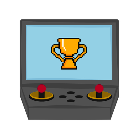 Isolated arcade icon. Videogame. Vector illustration designのイラスト素材