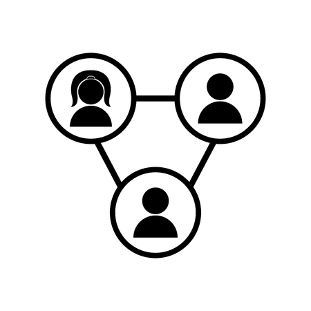 Isolated social network icon. Vector illustration designのイラスト素材