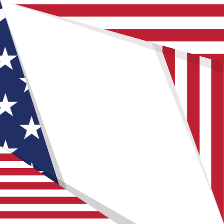 Colored background with the flag of United States. Vector illustration designのイラスト素材