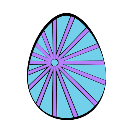 Isolated colored easter egg. Vector illustration designのイラスト素材