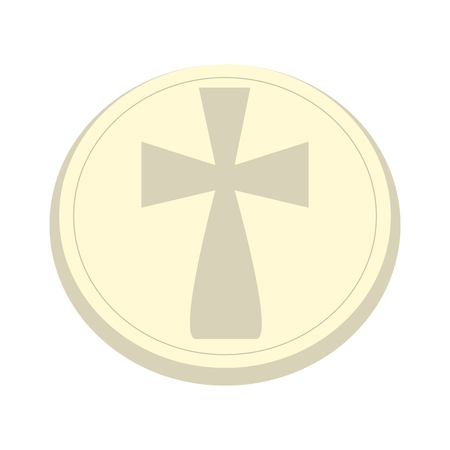 Isolated host icon. Holy week. Vector illustration designのイラスト素材