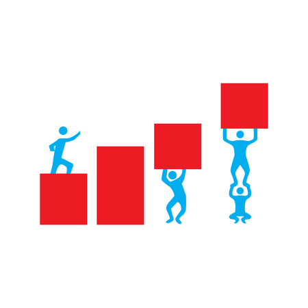 Isolated teamwork icon image. Vector illustration designのイラスト素材
