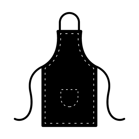 Isolated kitchen apron icon. Vector illustration designのイラスト素材