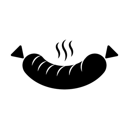 Isolated sausage icon image. Vector illustration designのイラスト素材
