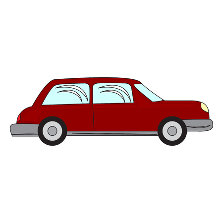 Isolated car cartoon image. Vector illustration designのイラスト素材