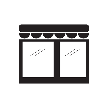 Isolated storefront icon image. Vector illustration designのイラスト素材