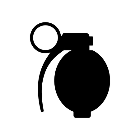 Isolated hand grenade icon. Vector illustration designのイラスト素材