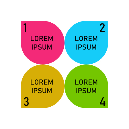 Isolated business infographic image. Vector illustration designのイラスト素材