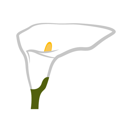 Isolated beautiful flower image. Vector illustration designのイラスト素材