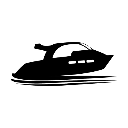 Isolated yacht icon image. Vector illustration designのイラスト素材
