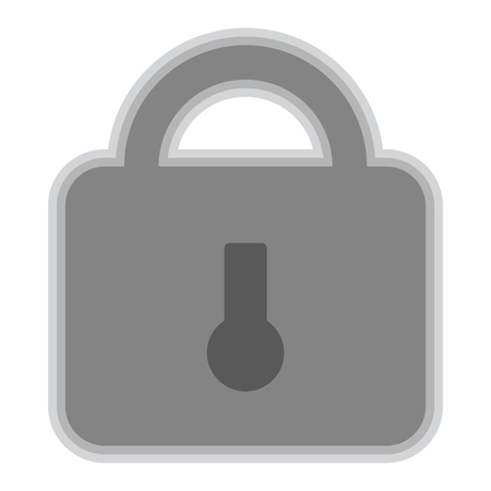 Isolated lockpad symbol on white background - Vectorのイラスト素材