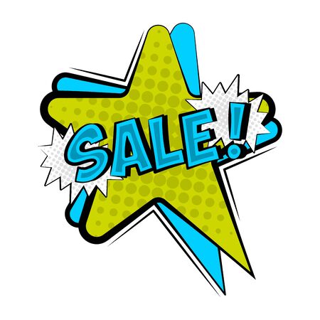 Comic bubble chat sale with halftone effect - Vectorのイラスト素材