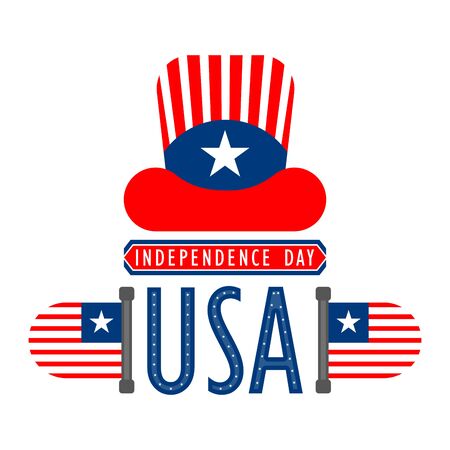 Happy 4th of July graphic design - Vectorのイラスト素材