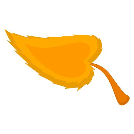 Isolated autum leaf on aw hite background - Vectorのイラスト素材