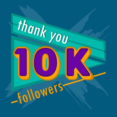 1m Followers Banner Thank Subscription Royalty Free Vector Graphics