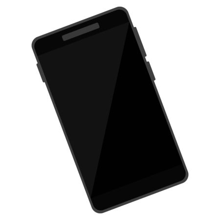 Isolated smartphone image on a white background - Vectorのイラスト素材