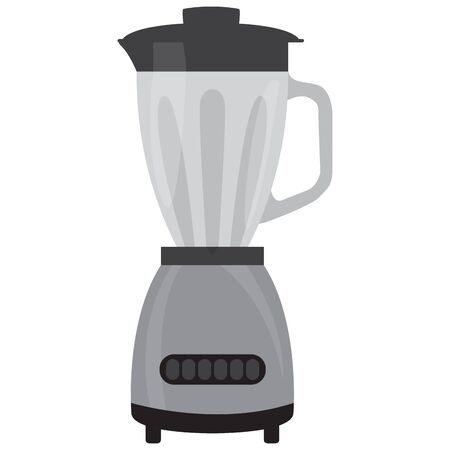 Isolated blender machine icon over a white background - Vector illustrationのイラスト素材