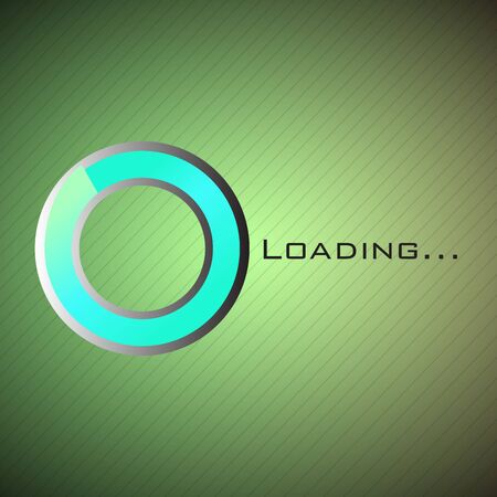 Loading bar over a textured background - Vector