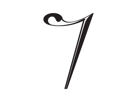 Eight note rest icon. Musical note - Vectorのイラスト素材