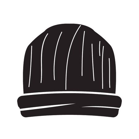 Isolated beanie image. Winter clothes icon - Vectorのイラスト素材