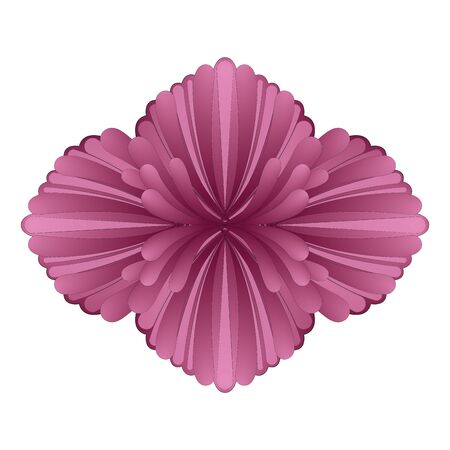 Isolated beatufil purple flower. Spring season - Vectorのイラスト素材