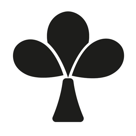 Silhouette of a tree. Isolated tree icon - Vector illustratioのイラスト素材