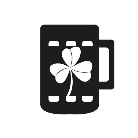 Isolated beer mug. Saint patricks day - Vectorのイラスト素材