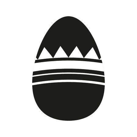 Isolated decorated easter eggs. Easter season - Vectorのイラスト素材
