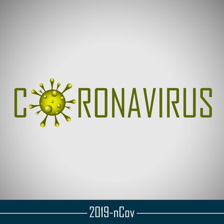 Coronavirus poster. Covid-19. Virus image - Vector illustrationのイラスト素材