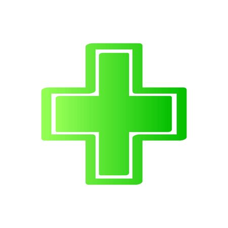 Isolated hospital signal icon. Medical icon - Vectorのイラスト素材